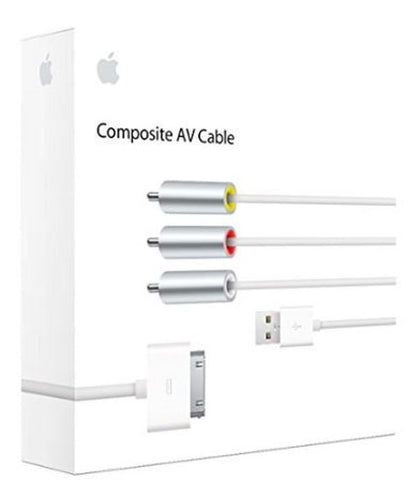 Apple Composite AV Cable USB Connector Power Adapter for iPhone