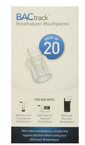 Bactrack 20-PC Mouthpiece Keychain Breathalyzer Breath Alcohol
