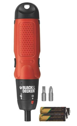 Black & Decker AS6NG Alkaline Power Cordless Screwdriver Set