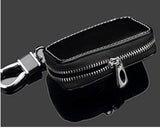 BMW Black Leather Car Key Chain Coin Holder Keychain Wallet Bag