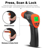 BTMeter BT-980G Digital Lasergrip No Touch Non Contact Infrared IR Gun Thermometer Reading Temperature