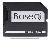 Baseqi Aluminum MicroSD Adapter for MacBook Air 13" Inch & Macbook Pro 13" 15" Inch Non-Retina