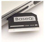 Baseqi Aluminum MicroSD Adapter for MacBook Air 13" Inch & Macbook Pro 13" 15" Inch Non-Retina