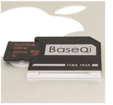 Baseqi Aluminum MicroSD Adapter for MacBook Air 13" Inch & Macbook Pro 13" 15" Inch Non-Retina