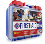 Be Smart Get Prepared 100-PC First Aid Kit Clean Treat Protect Injury