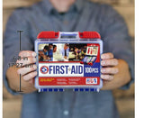 Be Smart Get Prepared 100-PC First Aid Kit Clean Treat Protect Injury