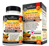 BioSchwartz Turmeric Curcumin Bioperine Pain Relief & Joint Support 1500 mg 90 Caps