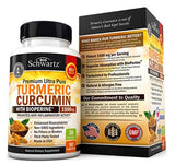 BioSchwartz Turmeric Curcumin Bioperine Pain Relief & Joint Support 1500 mg 90 Caps