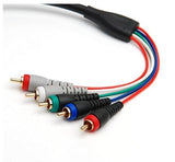 BlueRigger 5-RCA 25-FT Component Video Audio Cable Connector