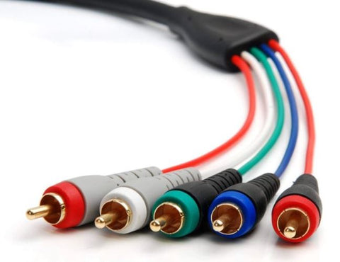 BlueRigger 5-RCA 25-FT Component Video Audio Cable Connector