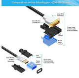BlueRigger 6.6-FT HDMI to DVI Adapter Cable Connector