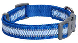 Blueberry Pet Essentials Adjustable Neck Dog Collar Reflective Navy Blue 12  to 16-Inch Small