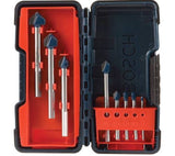 Bosch GT3000 8-PC Glass and Tile Bit Set with Storage Case