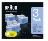 Braun CCR 3-PC Clean & Renew Refill Cartridges for Braun Clean & Charge Stations