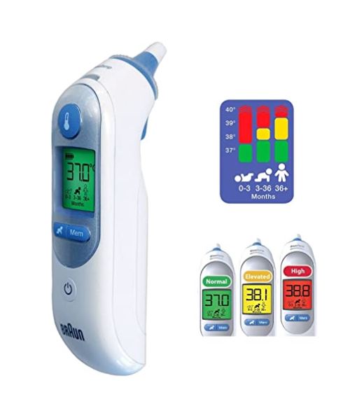 Braun Thermoscan 7 IRT6520US Baby Child Adult Digital Ear Thermometer Reading Temperature