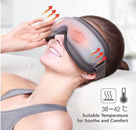Breo iSee16 Eye Temple Massager Compress Mask for Dry Eye Eyestrain Stress