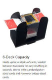 CASINO 6 Deck Automatic Playing Cards Dealing Shoe Shuffler Machine