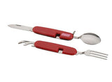 Coleman Stainless Camper Utensil Spoon Fork Knife Multi-Tool Set