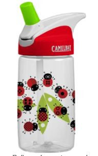 CamelBak Kid's Eddy Water Bottle, Ladybugs 400 ml