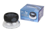 Carson LO-10 LumiLoupe Plus 11.5X Jeweler Loupe Magnifier Dual Lens