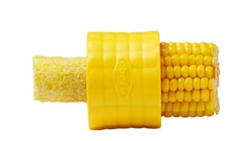 Chef'n Stainless Steel Cob Corn Stripper Remover Peeler Cutter