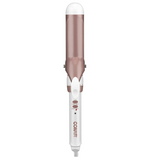 Conair Double Ceramic 1.5-Inch Hair Curler Curling Styling Iron White Rose Gold Dual Voltage