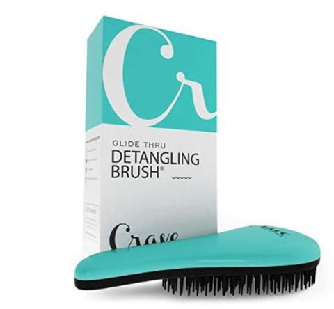 Crave Naturals Glide Thru Tangle Detangling Hair Brush Comb for Adults Kids