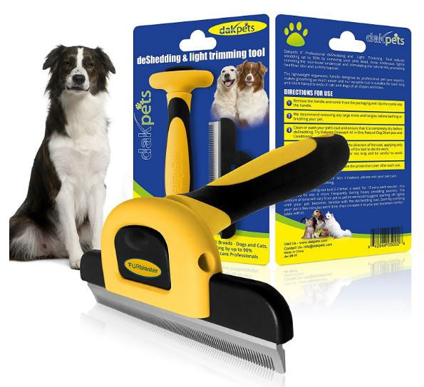 DakPets Pet Grooming Hair Deshedding Brush Tool