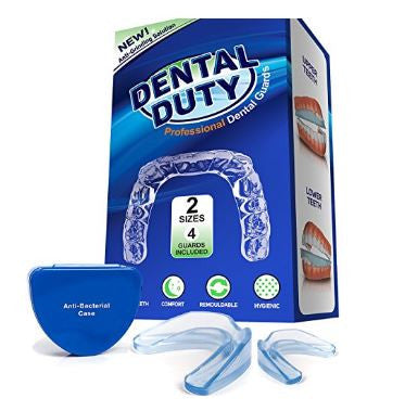 Dental Duty 4-PC Mouth Guard Teeth Grinding Bruxism TMJ Clenching