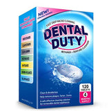 Dental Duty Retainer and Denture Cleaner Cleanser Cleaning Tablets 120 Count