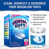 Dental Duty Retainer and Denture Cleaner Cleanser Cleaning Tablets 120 Count