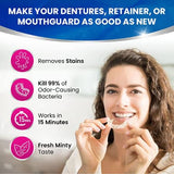 Dental Duty Retainer and Denture Cleaner Cleanser Cleaning Tablets 120 Count