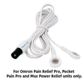 Discount TENS Replacement 2-Snap Lead Wires for Omron Max Pro Pocket