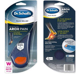 Dr. Scholl's Orthotics for Arch Pain Relief Foot Feet Support Women Size 6-10