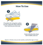 Dr. Scholl's Orthotics for Sore Soles with Cushion Feet Foot Pain Relief Support Men Size 8-14