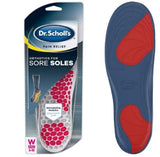 Dr. Scholl's Orthotics for Sore Soles with Cushion Feet Foot Pain Relief Support Women Size 6-10