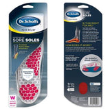 Dr. Scholl's Orthotics for Sore Soles with Cushion Feet Foot Pain Relief Support Women Size 6-10