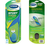 Dr. Scholl’s Sport Massaging Gel Insoles Cushion Foot Feet Arch Support Men Size 8-14