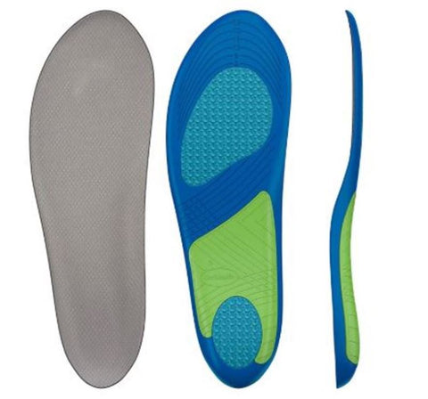 Dr. Scholl’s Sport Massaging Gel Insoles Cushion Foot Feet Arch Support Men Size 8-14