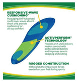 Dr. Scholl’s Sport Massaging Gel Insoles Cushion Foot Feet Arch Support Men Size 8-14