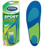 Dr. Scholl’s Sport Massaging Gel Insoles Cushion Foot Feet Arch Support Women Size 6-10