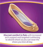 Dr. Scholl's Clear Cushioning Insoles Gel for Flats Women Size 6-10