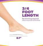 Dr. Scholl's Clear Cushioning Insoles Gel for Flats Women Size 6-10