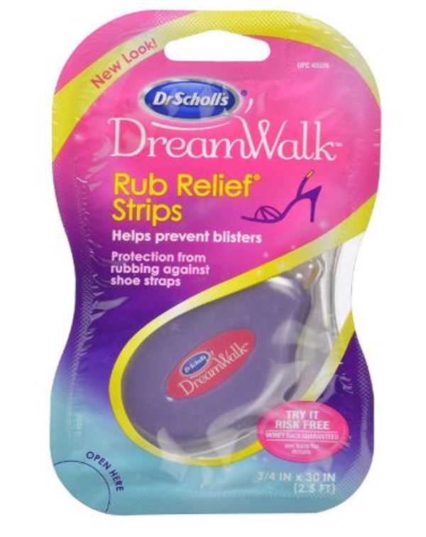 Dr. Scholl's DreamWalk Rub Relief Soft Foam Cushion Strips Blister Prevention