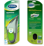Dr. Scholl’s Running Insoles for Plantar Fasciitis Shin Splints Support Men Large Size 10.5-14