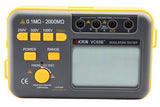 EchoAcc VC60B+ Megohmmeter Megger DC/AC Insulation Resistance Tester