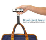 Etekcity Digital Hanging Portable Luggage Scale Temperature Sensor 110 Lbs