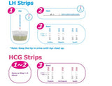 Easy at Home 50 Ovulation Test Strips and 20 Pregnancy Test Strips Combo Kit