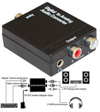 Prozor Easyday Digital To Analog Audio Converter Optical SPDIF Toslink RCA Coaxial
