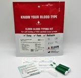 Eldoncard 504-18 Home Blood Type Test Kit with Lancet Cleansing Swab